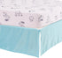 CribMATE Set 3 28'' 52'' Blue Forest Animal Nursery Crib Beddding Pieces - Quilt/Fitted Sheet/Skirt x