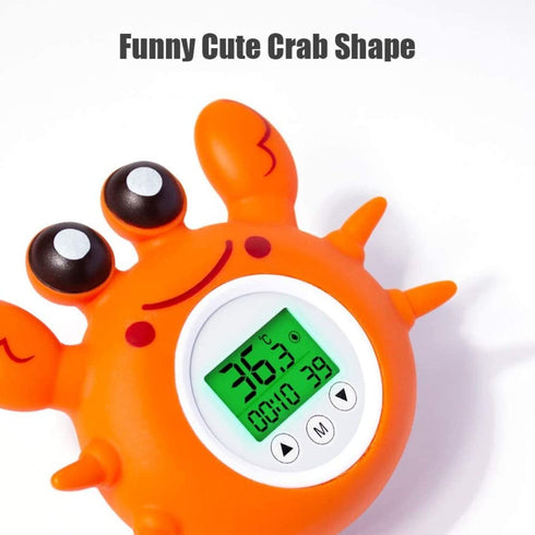 KUYYFDS Digital Baby Bath Thermometer Baby Safety, Room Thermometer with LED Display Temperature Warning, Infant Bath