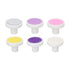 Trimmer Set 6 Electric Baby Nail Nail File Kit with Grinding Heads for Infant (White)