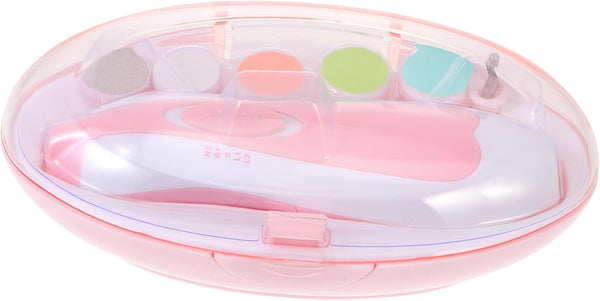 MERRYHAPY Electric Nail File for Boy Girl Safe Easy Nail Trimmer Tool