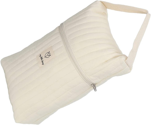 Bnineteenteam Large Capacity Cotton Diaper Storage Pouch - Portable Handheld