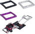 SCX10 II Servo Mount Bracket for 1/10 RC Rigs, Dual Servo Mounts for Capra SCX10 II Axle Comp TGH