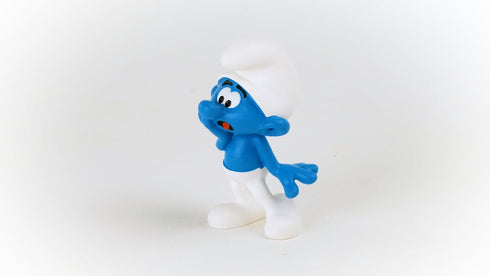 Schleich Smurfs Scaredy Smurf Figure, Collectible Retro Toys and Figurines for All Ages