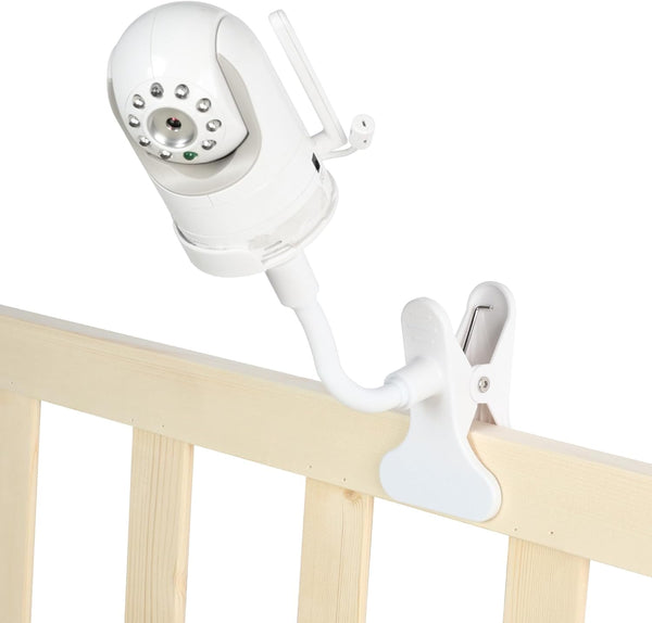 Uzviyo Baby Monitor Clamp Mount, Baby Camera Holder, Stand for Crib, Cot, Shelves,