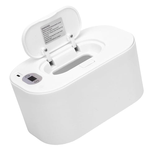 Hamwesh Baby Wipe Warmer, Wet Wipe Warmer with USB Power and Even Heating, for Home, Car, and Outdoor Use (White