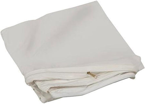 28" 52" Deluxe Vinyl Zippered Crib Mattress Cover Full Encasement x Standard Size Waterproof White