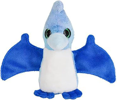 The Dreidel Company Plush Mighty Mights, 3.5" Inch Plush Stuffed, Super Soft and Cuddly Animal Toys, Classroom Decorations, Boys and Girls (Pteranodon)