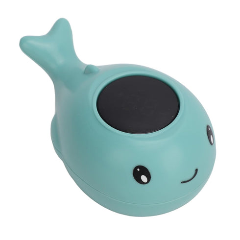 Cute Whale Bath Temperature Monitor for Babies - Green