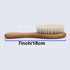 Baby Hair Brush with Wooden Handle, for Newborns & Toddlers-Natural Soft Goat Bristles-Ideal-Perfect Baby Registry Gift