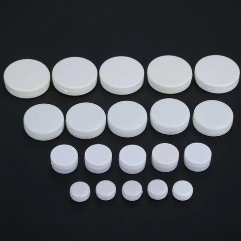 20 Pcs White Rattle Box Noise Maker Insert Squeaker Plastic Ring Box for Baby Rattle Accessories