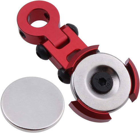 4PCS HobbyPark Aluminum Magnetic Stealth Body Post Mounts for 1/10 RC Car, Red