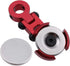 4PCS HobbyPark Aluminum Magnetic Stealth Body Post Mounts for 1/10 RC Car, Red