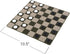 10 Set, 5 Backgammon, Gamie Board Games Classic Family Games for Kids and Adults, Includes Double Sided Playing Boards