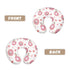 Breastfeeding Pillow Cover Boys Girls, Cute Donut Cow Love Baby Nursing Pillow Case for Newborn, Soft Fabric Fits Snug
