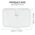 LNQ LUNIQI Baby Wipes Warmer Travel Wipes Warmer Portable Thermostat Reusable Wipes Heater for Home Car Travel White