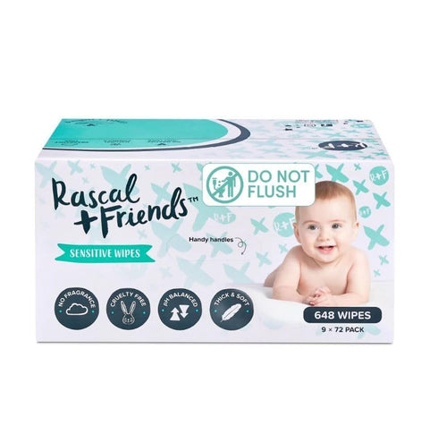 Generic (648) Rascal + Friends Sensitive Baby Wipes