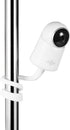 Universal Baby Monitor Camera Mount for Crib - Compatible with Arlo, Owlet, Goodbaby, Adjustable Stand (White)