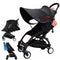 Universal Baby Stroller Sun Shade, Oversize UV Protection Waterproof Cloth, Adjustable Angle Windshield Cover