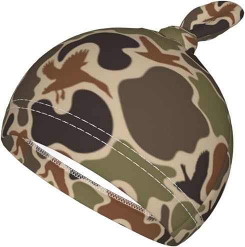 Osvbs Set, Camo Hunting Baby Stuff Newborn Swaddle Blanket with Beanie Soft and Stretchy Baby Blanket Swaddle Sack