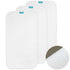 Changing Pad Liners Waterproof (3 Count) - Flannel Portable & Durable Diaper Pads, White