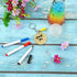 KINGFOREST 120PCS Acrylic Keychain Blanks Kit - 30 Keychain Rings, 30 Jump Rings, 30 Clear Discs, 30 Tassels