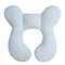 Upgraded Baby Head Support Pillow for Newborn Toddler, Soft Cotton Travel Pillow for Car Seats and Strollers (Blue)