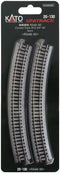 Kato USA Model Train Products Unitrack, 348mm (13 3/4") Radius 30-Degree Curve Track