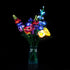 Kyglaring LED Lighting Kit for Lego Icons Wildflower Bouquet 10313 Model Building Kit - Classic Version (No Lego Set)