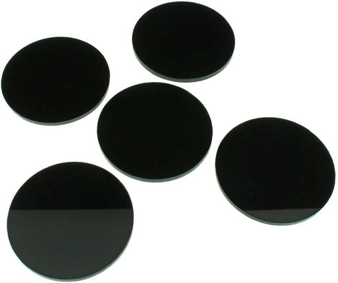LITKO Model Display Base, 2 Inch Circular, 2 Inch Round, 51mm, 5 Pack for RPG Large Figure Size