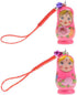 STOBOK Matryoshka Russian Dolls Key Chains, Wooden Nesting Dolls Key Rings Charms, Set of 24