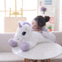 Giant Unicorn Stuffed Animal, Soft Large Plush Pillow Cushion (White, 43")