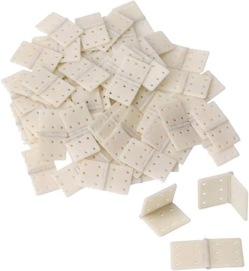 25 Pcs Nylon Hinges for RC Model Aircraft - Durable Connection Parts