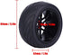 RC Car Tyre, Universal 1/10 RC Car Wheels for Crawler Vehicle Tyres, Remote Control Vehicle (Black)