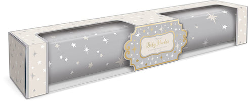 Lady Jayne 6 Dove Gray With Stars Baby Powder Scented Drawer Liners -- Sheets