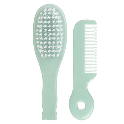 XAGMODSHN Newborn Caps Brush Soft Hair Brush Hair Comb Set Travel Hair Styling