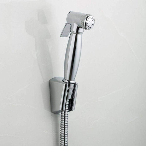 OJJBAVKFQ Hand HeldToilet Sprayer Kit,Simple Oval Body Cleaner Faucet,Bathroom Cloth Diaper Washer Portable