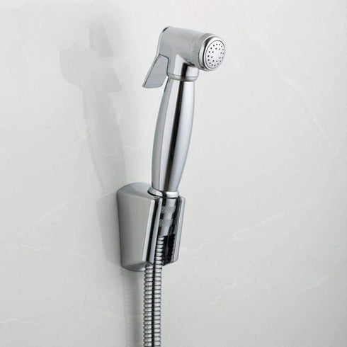 DAHSLNWKN Hand HeldToilet Sprayer Kit,Simple Oval Body Cleaner Faucet,Bathroom Cloth Diaper Washer Portable