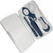 Kisangel Fingernail Scissors and Nail Clipper Set for Newborns, Blue Manicure Grooming