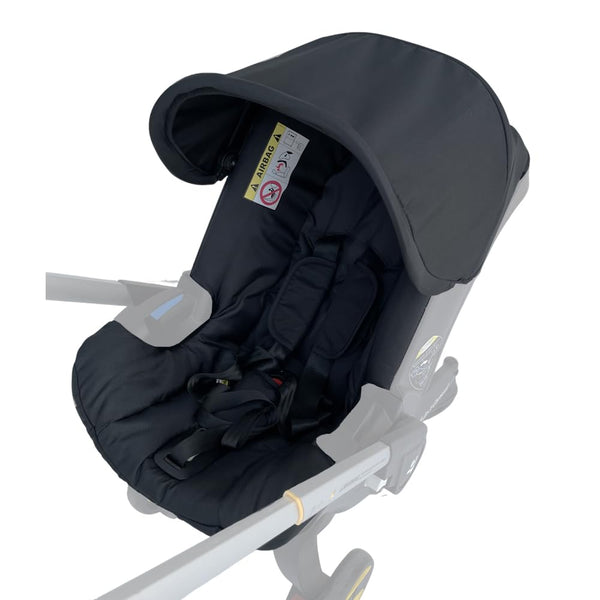 Generic Changing Washing Kit,Canopy Sunshade Cover,Compatible with Car Seat Doona Strollers (Black)