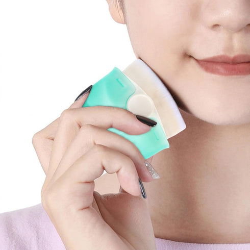 2 Pack Sunscreen Applicator for Kids - Makeup Brushes Sunblock Brush Set with Protective Caps