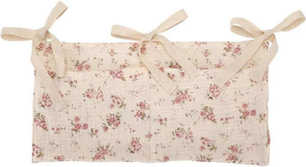 Eforcase Baby Crib Organizer Cot Caddy Bed Storage Bag Hanging Pockets Diaper
