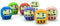 Iwako Japanese Daruma Eraser Set (38319)
