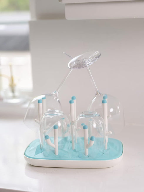 Lollaland - Baby Bottle Drying Rack | Drying Rack for Baby Bottle Accessories | Sturdy, High Capacity, Space Saving