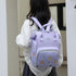 Generic backpack, mommy, Fashionable multi-functional baby bottle, diaper, casual daily life (blue)