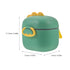LIOOBO Portable Formula Dispenser Container with Four Compartments Sealed Milk Powder Holder for Travel and Outdoor Use