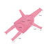 HKSICHENGKEJI Baby Bath Seat Mat Infant Bathing Support Mat with Five Safety Support Corner Adjustable Antiskid Bath