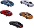 5PCS 1:100 12V HO Scale Model LED Lighted Car with Front and Rear Lights for Building Train Layout
