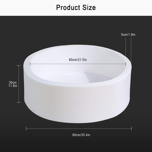 Foam Ball Pit for Toddlers Kids Soft Ball Pool Ideal Gift Play Toy for Children Kiddie Pools - White