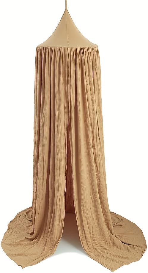 Cotton Kids Bed Canopy, Nursery Room Baby Crib Hanging Curtain Mosquito Net