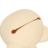 Cute Silicone Pacifier Holder Case for Travel - Milk Tea Color